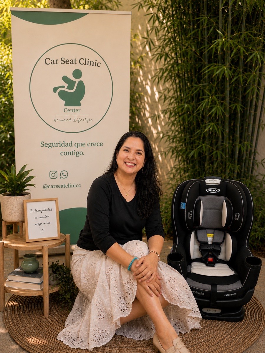 Emeline Velarde, fundadora de Car Seat Clinic Center